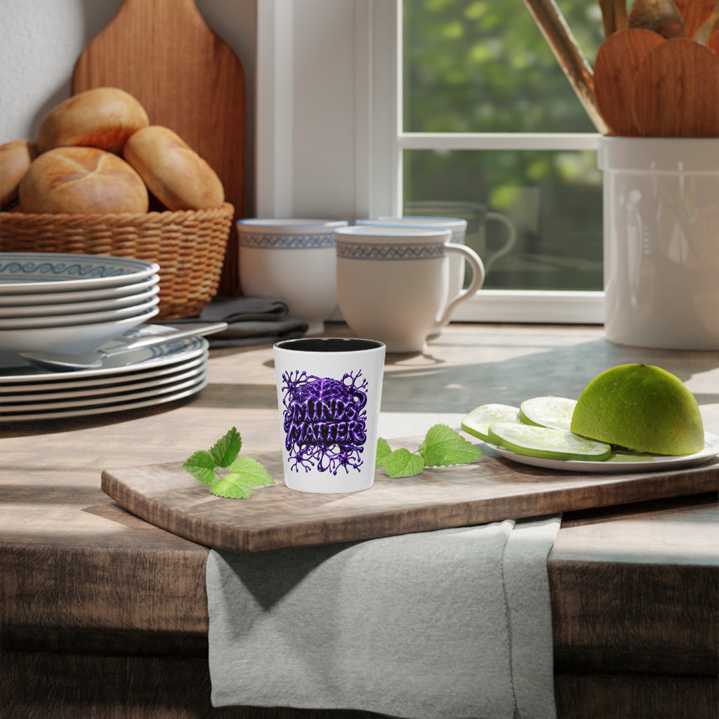 Minds Matter Purple Brain Shot Glass